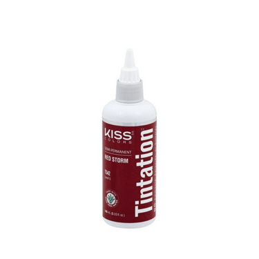 Kiss Colors Tintation Semi-Permanent Hair Color – Red Storm T342 – 5 oz - ANNS BEAUTY SUPPLY